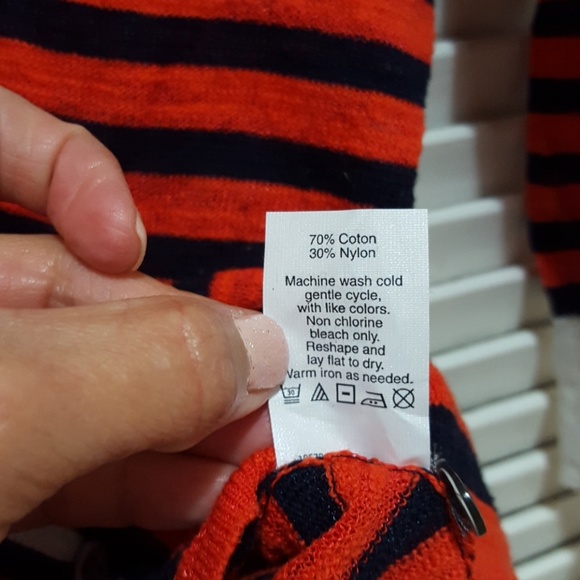 JCrew Striped Gauze Cardigan - Picture 4 of 8